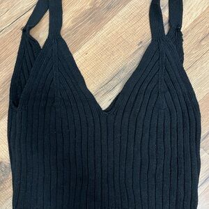 Aerie tank sweater black size med